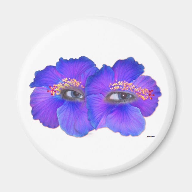 Hibiskus Eyes - Blue Magnet (Vorne)