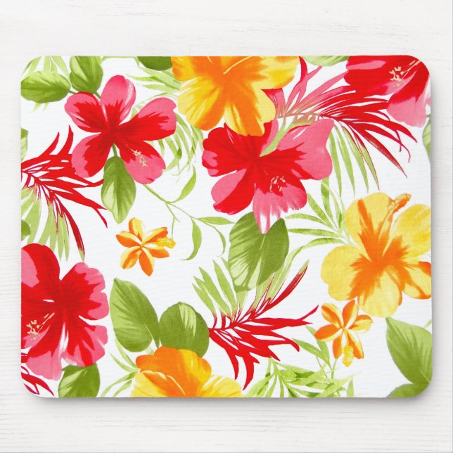 Hibiskus-Fiesta mousepad (Vorne)