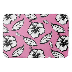 Hibiskus Floral Badematte