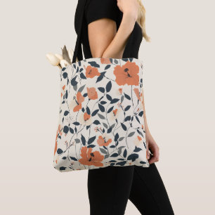 Hibiskus floral in lebhaften Orange Tones