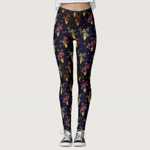 Hibiskus Floral on Display Leggings