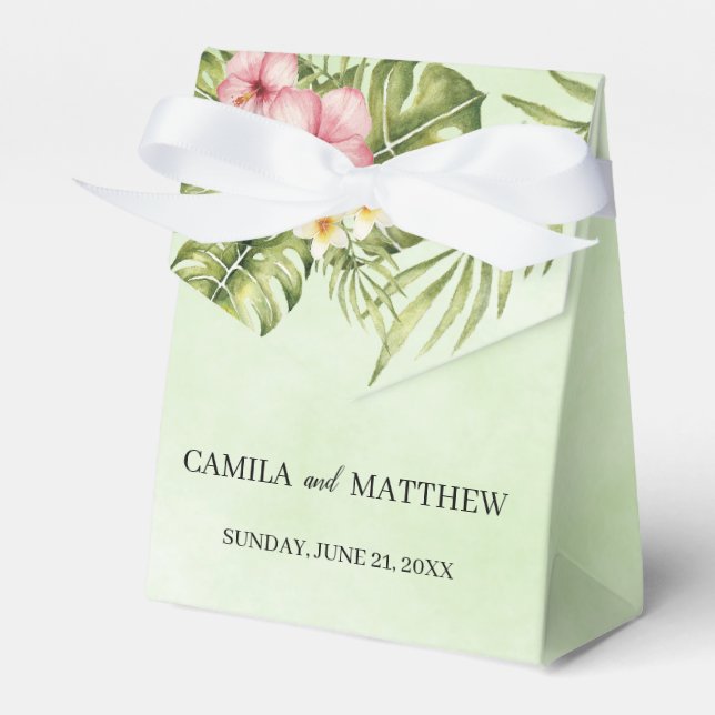 Hibiskus Geschenkschachtel (Vorderseite)