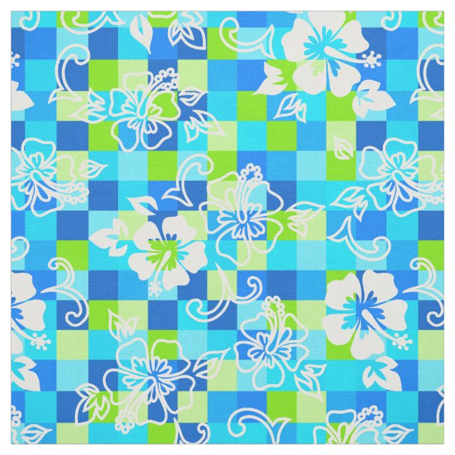 Hibiskus Hawaiian Floral Stoff (Muster)