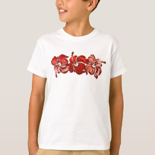 Hibiskus Hawaiian Tropical T-Shirt