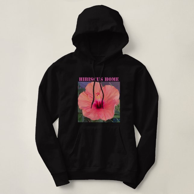 HIBISKUS HEIM HOODIE (Design vorne)
