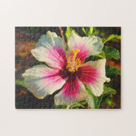 Hibiskus in Oahu, Hawaii Puzzle