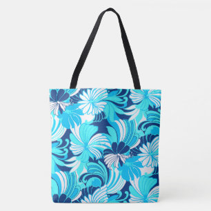 Hibiskus Jungle Hawaiian Tropical Floral Beach Bag
