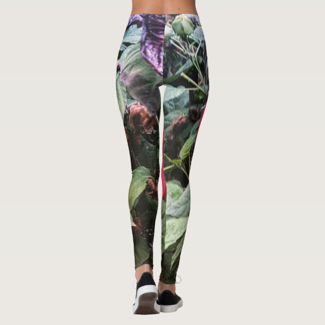 Hibiskus Leggings (Rückseite)
