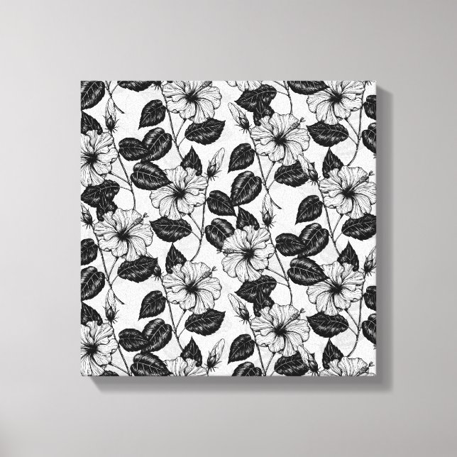 Hibiskus Leinwanddruck (Vorderseite)