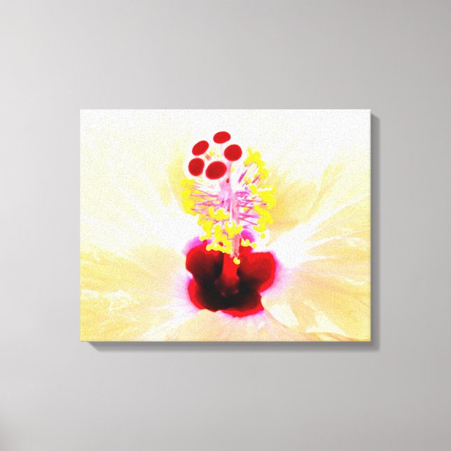 Hibiskus Leinwanddruck (Vorderseite)