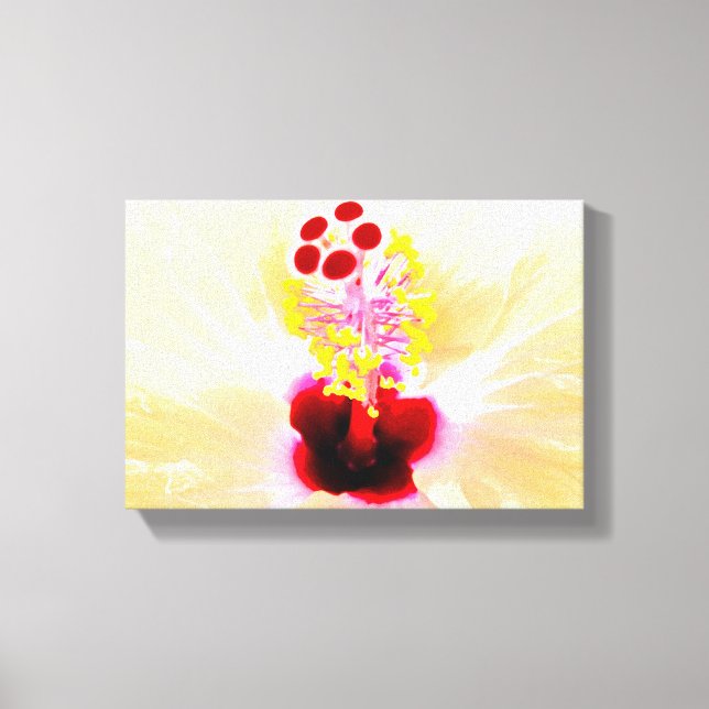 Hibiskus Leinwanddruck (Vorderseite)