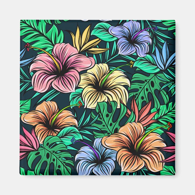 Hibiskus Magnet (Vorne)