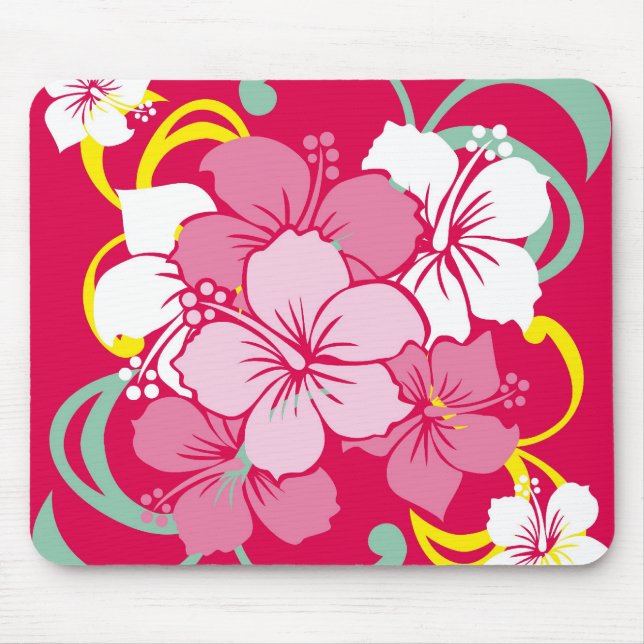 Hibiskus Mousepad (Vorne)