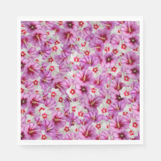 Hibiskus - Muster der chinesischen Rose Blume Serviette