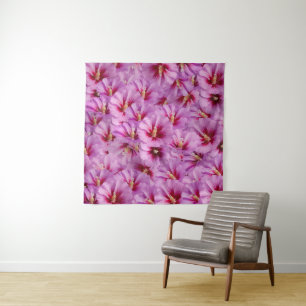 Hibiskus - Muster der chinesischen Rose Blume Wandteppich