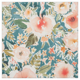 HIBISKUS NIGHTSWEATS tropisches Blumen Stoff