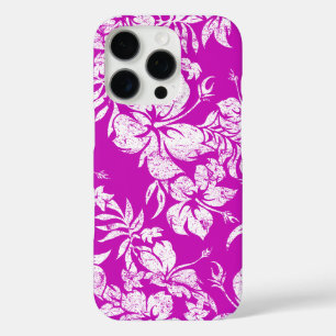 Hibiskus Pareau Hawaiian Floral Magenta iPhone 16 Pro Hülle