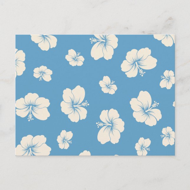 Hibiskus Postkarte (Vorderseite)