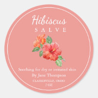 Hibiskus Salbe / Balsam-Label