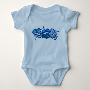 Hibiskus Säugling T-Shirt Baby Strampler