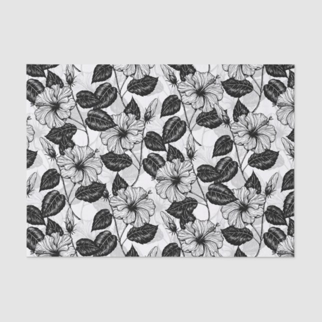 Hibiskus Seidenpapier (Vorderseite)