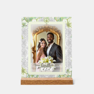 Hibiskus & Spitzen WHITE Acrylschild