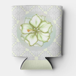 Hibiskus & Spitzen WHITE Dosenkühler