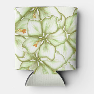 Hibiskus & Spitzen WHITE Dosenkühler