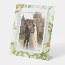 Hibiskus & Spitzen WHITE Sockelschild