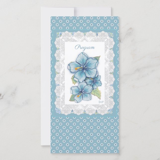 Hibiskus & Spitzenschuppen (Rückseite)