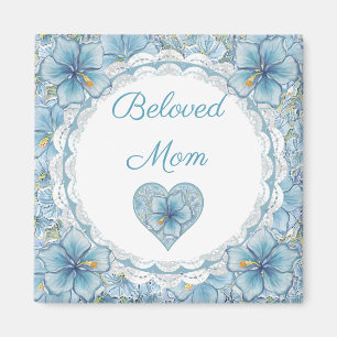 Hibiskus & Spitzenschuppen Magnet