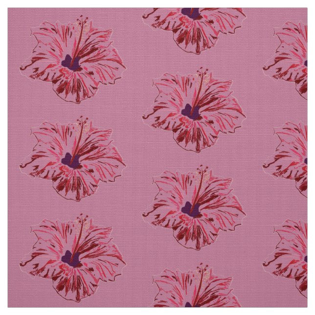Hibiskus Stoff (Muster)
