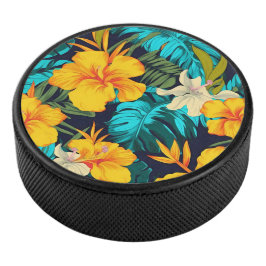 Hibiskus Sunshine Tropical Eishockey Puck