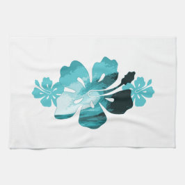 Hibiskus-Surf-Stil Handtuch