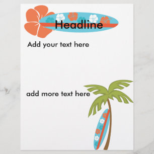 Hibiskus Surfboard Flyer