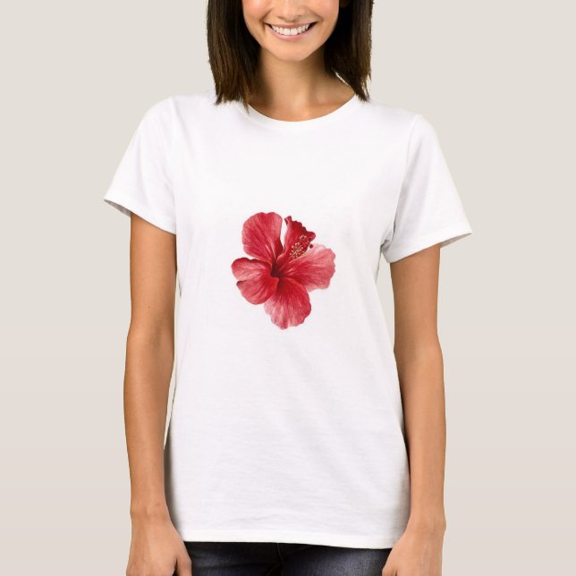 Hibiskus T - Shirt (Vorderseite)