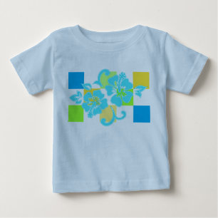 Hibiskus-T-Shirts für Kleinkinder und Säugling Baby T-shirt