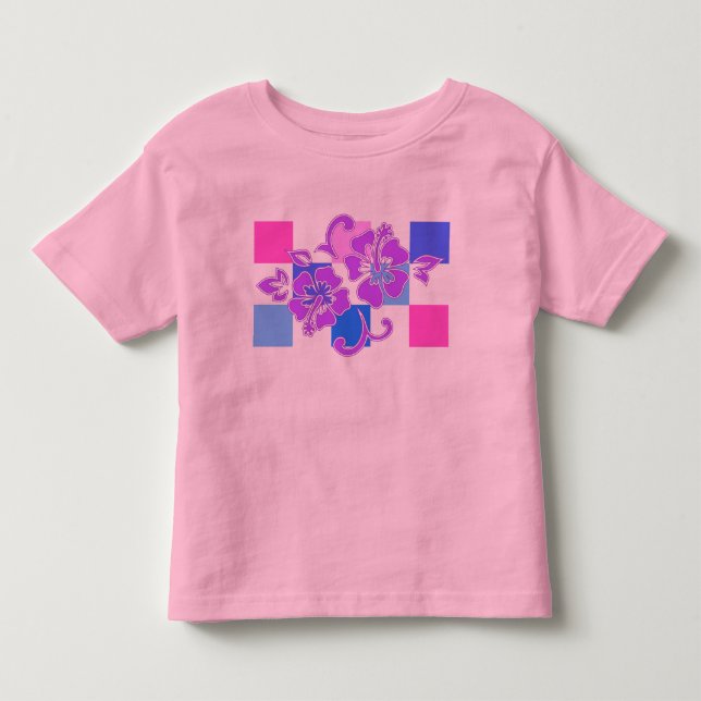 Hibiskus-T-Shirts für Kleinkinder und Säugling Kleinkind T-shirt (Vorderseite)