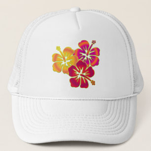 Hibiskus Trio Truckerkappe