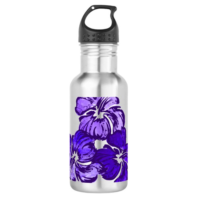 Hibiskus tropisch trinkflasche (Vorderseite)