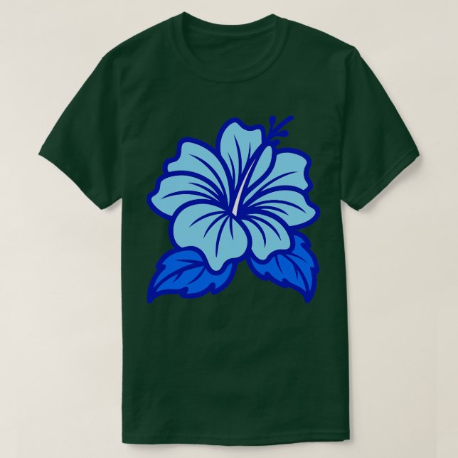 Hibiskus TShirt 10 (Design vorne)
