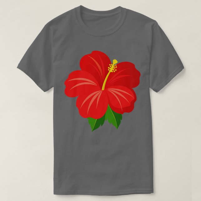 Hibiskus TShirt 3 (Design vorne)