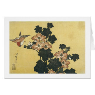 Hibiskus und Sparrow, Hokusai, 183