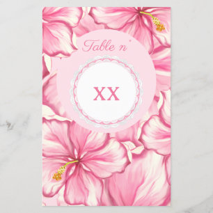 Hibiskus und Spitzen PINK