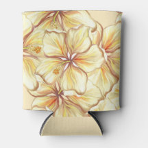 Hibiskus und Spitzen YELLOW