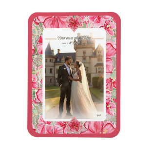 Hibiskus und Spitzenleistung ROT Magnet