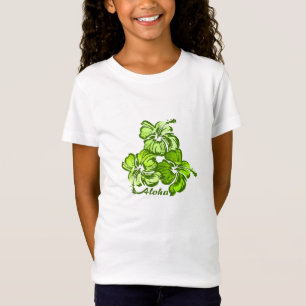 Hibiskus Wasserfarbe Girls T-Shirt
