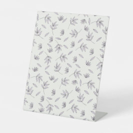 Hibiskus Wasserfarbene botanische Blüte Nahtlos Sockelschild