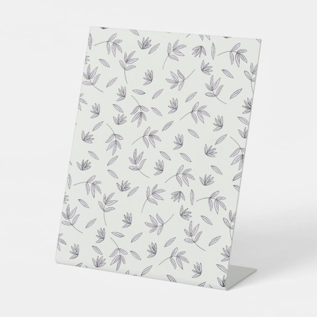 Hibiskus Wasserfarbene botanische Blüte Nahtlos Sockelschild (Vorderseite)