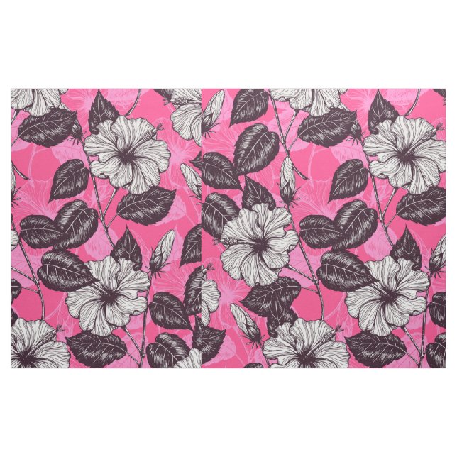Hibiskusgarten 2 stoff (Fat Quarter (45,7 x 55,9 cm))